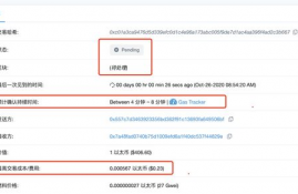 以太坊浏览器 etherscan.io,在imToken中转账后提示打包失败是什么原因？