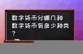 数字货币种类有哪些(数字货币交易app下载)