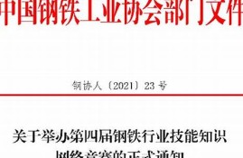 钢铁行业技能网络知识竞赛活动方案